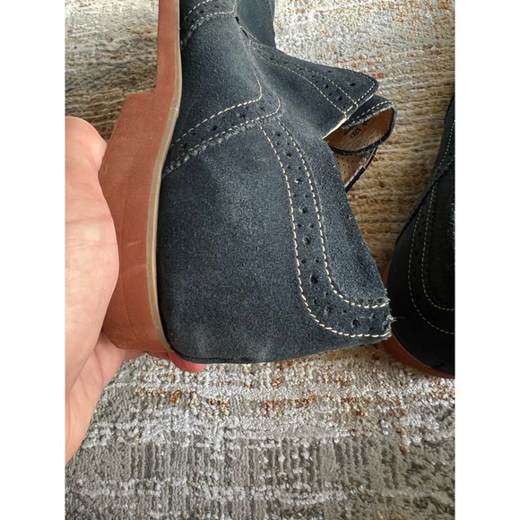 Mens FLORSHEIM Suede Wingtip Shoes Blue Sz 12D - Picture 12 of 12